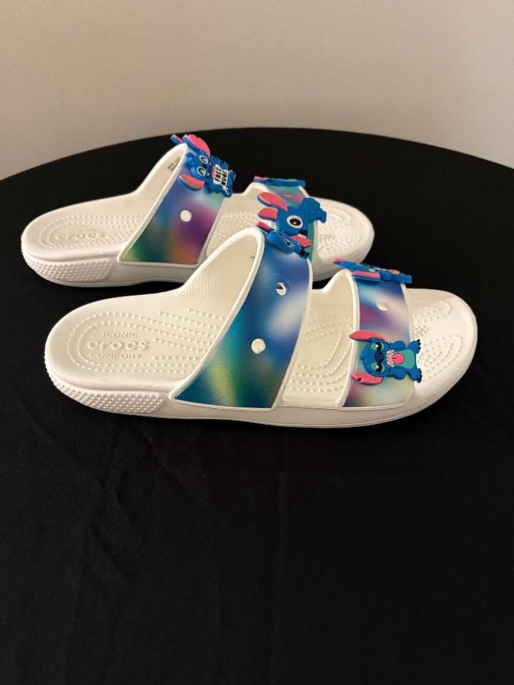 Adults Crocs Slide Sandals With Lilo And Stitch Characters - Multicolor - Picture 3 of 8
